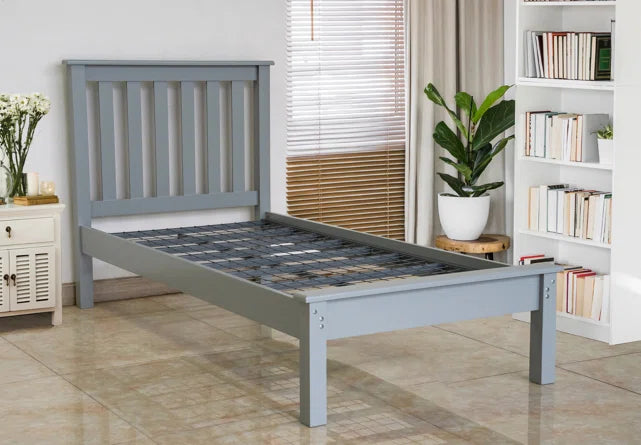 Kiwi Wooden Grey Wooden Bed frame
