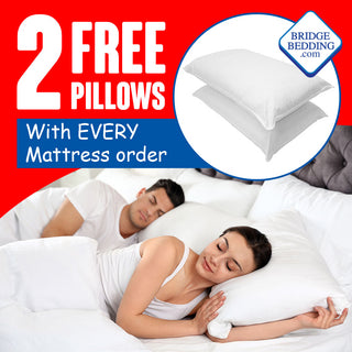 2 FREE Pillows with every Mattress order