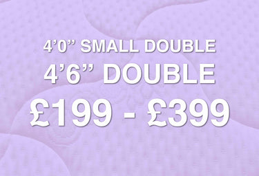 4'6" Double: £199 - £399 Range