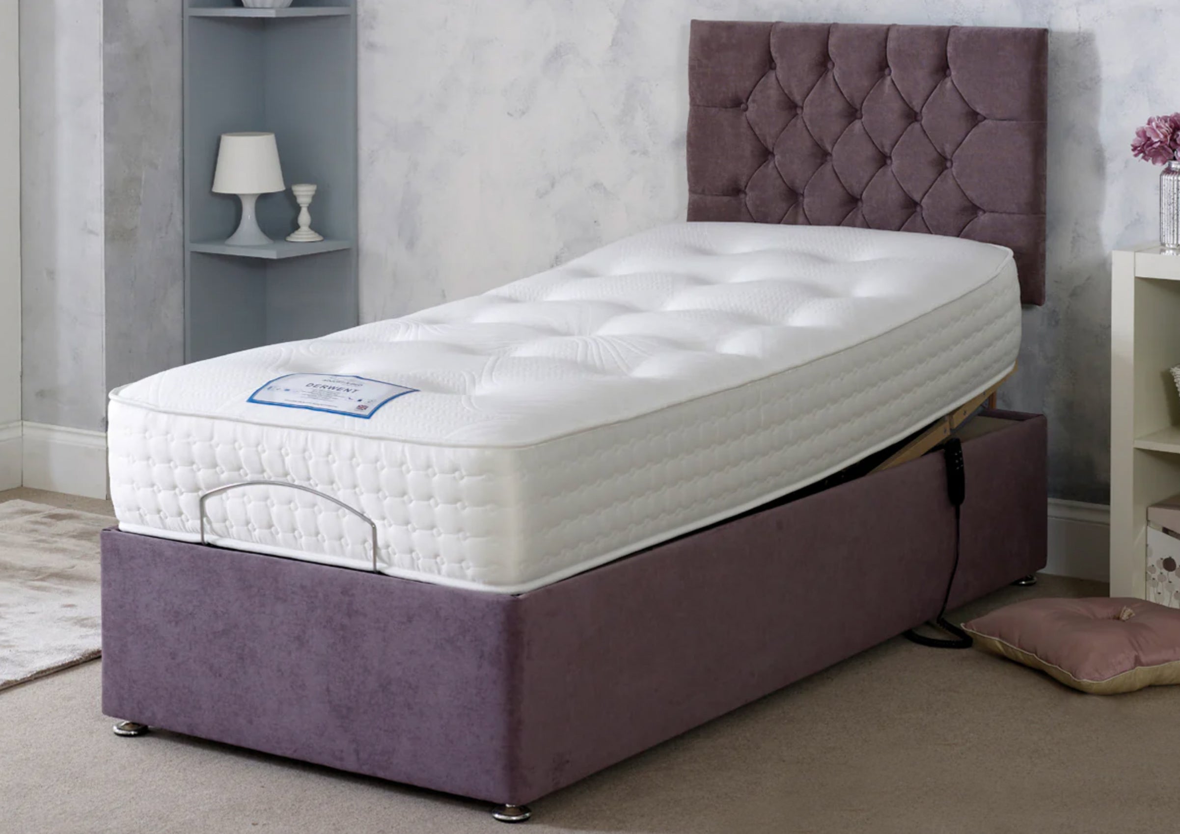 Adjust A Bed Derwent Adjustable Electric Bed Mattress Only