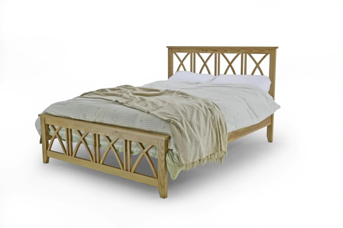 Ashford Solid oak Wooden Bed frame