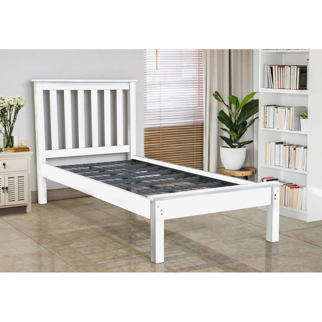 Kiwi White Wooden Bed frame